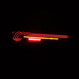 AlphaRex 20-24 Toyota Supra LUXX-Series Laser Style LED Tail Lights Black AlphaRex Tail Lights  AXOPROS