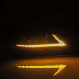 AlphaRex 2011+ Toyota Sienna NOVA LED Proj Headlights Plank Style Black w/Activ Light/Seq Signal/DRL AlphaRex Headlights  AXOPROS