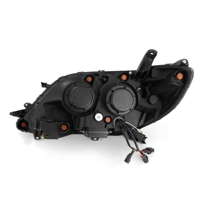 AlphaRex 2011+ Toyota Sienna NOVA LED Proj Headlights Plank Style Black w/Activ Light/Seq Signal/DRL AlphaRex Headlights  AXOPROS