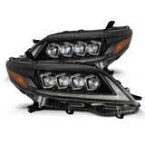 AlphaRex 2011+ Toyota Sienna NOVA LED Proj Headlights Plank Style Black w/Activ Light/Seq Signal/DRL AlphaRex Headlights  AXOPROS