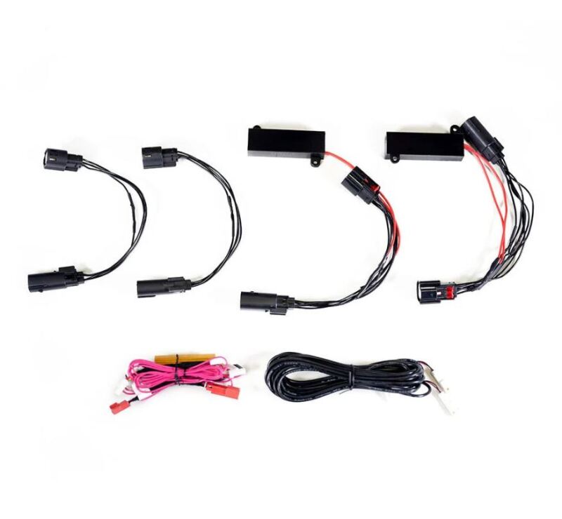 AlphaRex 2021 Tesla Model S Refresh Model Tail Lights to AlphaRex Tail Lights Converters AlphaRex Wiring Connectors  AXOPROS