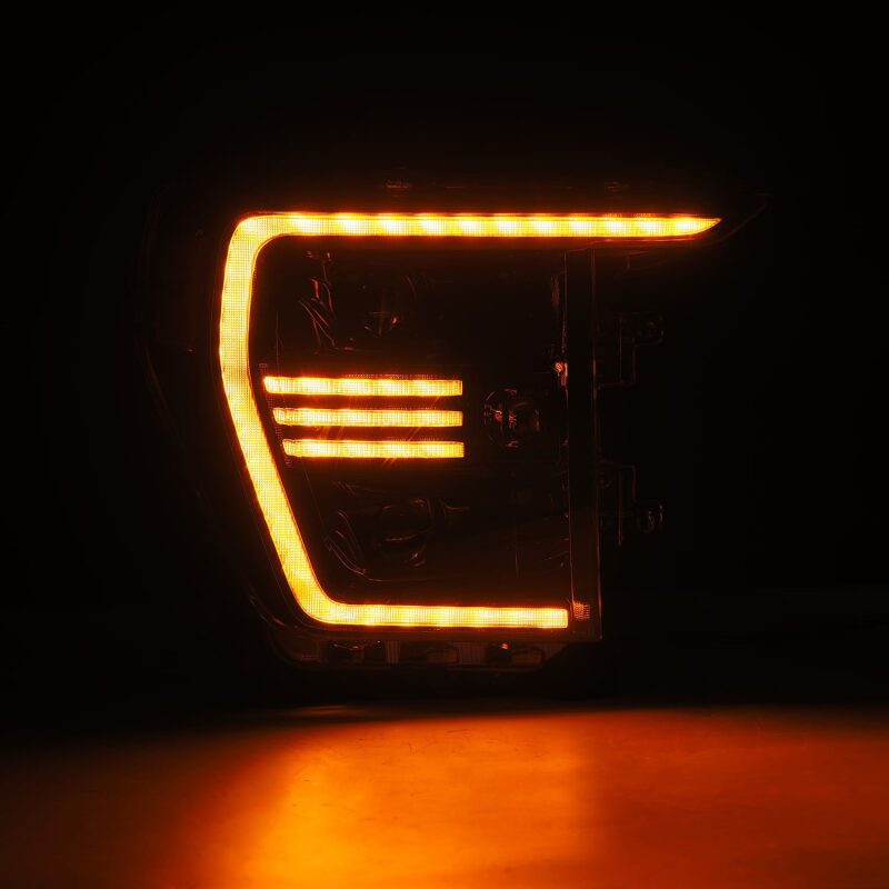 AlphaRex 21-22 Ford F150 PRO-Series Projector headlights Alpha-Black w/Activ Light/Seq Signal AlphaRex Headlights  AXOPROS