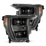 AlphaRex 21-22 Ford F150 PRO-Series Projector headlights Alpha-Black w/Activ Light/Seq Signal AlphaRex Headlights  AXOPROS