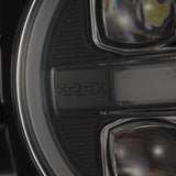 AlphaRex 21-23 Ford Bronco NOVA LED Projector Headlights Black AlphaRex Headlights  AXOPROS