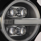 AlphaRex 21-23 Ford Bronco NOVA LED Projector Headlights Black AlphaRex Headlights  AXOPROS