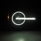 AlphaRex 21-23 Ford Bronco NOVA LED Projector Headlights Black AlphaRex Headlights  AXOPROS