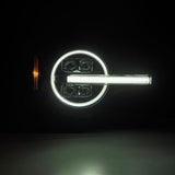 AlphaRex 21-23 Ford Bronco NOVA LED Projector Headlights Black AlphaRex Headlights  AXOPROS