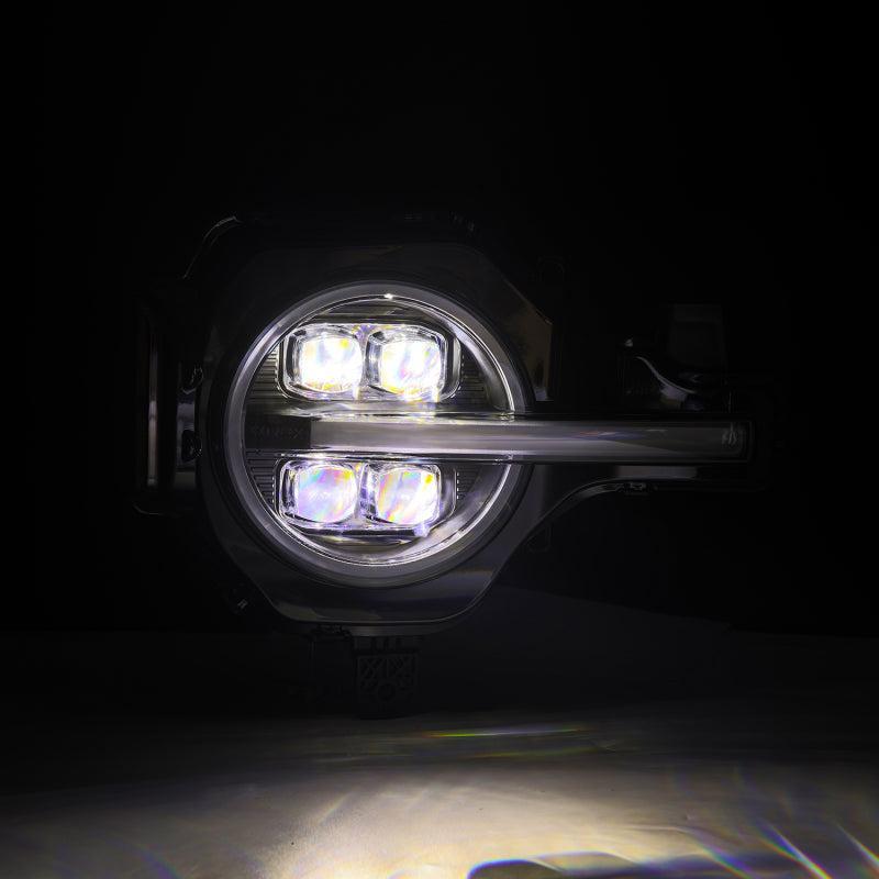AlphaRex 21-23 Ford Bronco NOVA LED Projector Headlights Black AlphaRex Headlights  AXOPROS