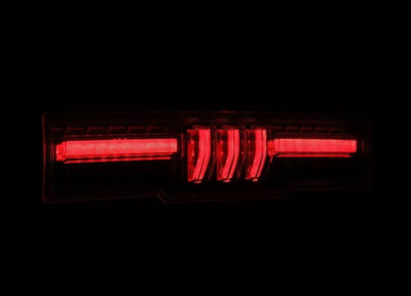 AlphaRex 21-24 Toyota GR86 / 21-24 Subaru BRZ NOVA-Series Prismatic LED Fourth Brake Light Blk Smoke AlphaRex Brake Lights  AXOPROS