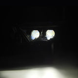 AlphaRex 22-23 Toyota Tundra LUXX-Series Headlights Alpha-Black w/Amber DRL - Req 810029 OR 810030 AlphaRex Headlights  AXOPROS