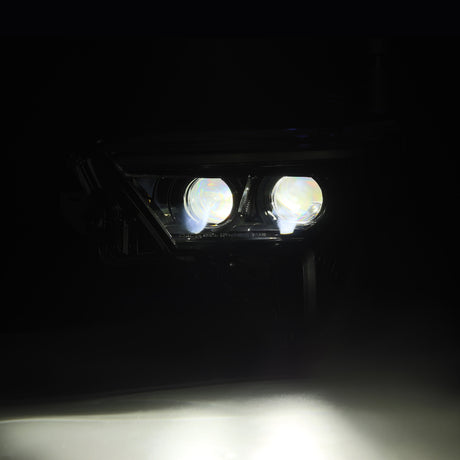 AlphaRex 22-23 Toyota Tundra LUXX-Series Headlights Alpha-Black w/Amber DRL - Req 810029 OR 810030 AlphaRex Headlights  AXOPROS