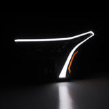 AlphaRex 22-23 Toyota Tundra LUXX-Series Headlights Alpha-Black w/Amber DRL - Req 810029 OR 810030 AlphaRex Headlights  AXOPROS