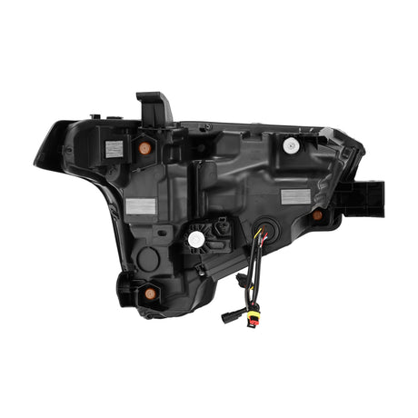 AlphaRex 22-23 Toyota Tundra LUXX-Series Headlights Black w/Amber DRL - Req 810029 OR 810030 AlphaRex Headlights  AXOPROS