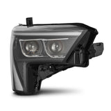 AlphaRex 22-23 Toyota Tundra LUXX-Series Headlights Black w/Amber DRL - Req 810029 OR 810030 AlphaRex Headlights  AXOPROS
