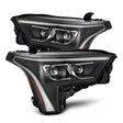 AlphaRex 22-23 Toyota Tundra LUXX-Series Headlights Black w/Amber DRL - Req 810029 OR 810030 AlphaRex Headlights  AXOPROS