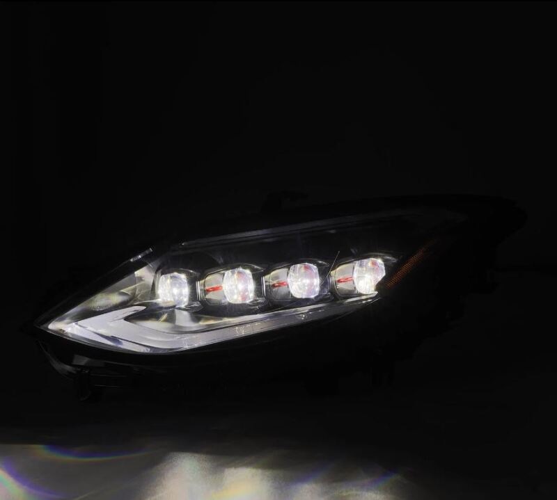 AlphaRex 23-24 Nissan Z NOVA-Series LED Projector Headlights Alpha-Blk w/Activation Light & Seq.Sig AlphaRex Headlights  AXOPROS