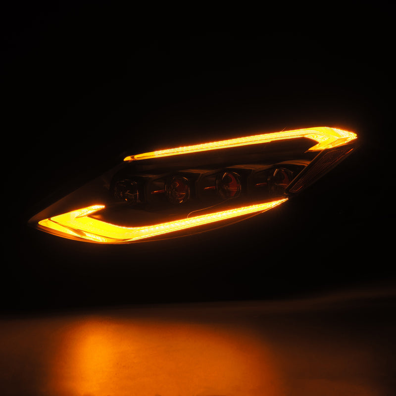 AlphaRex 23-24 Nissan Z NOVA-Series LED Projector Headlights Alpha-Blk w/Activation Light & Seq.Sig AlphaRex Headlights  AXOPROS