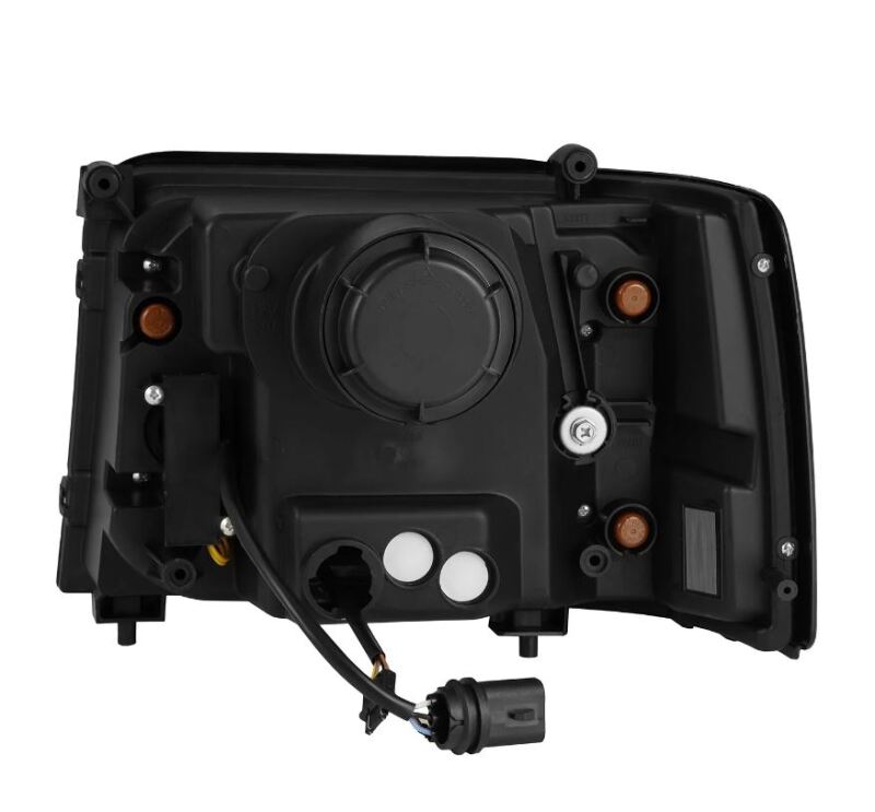 AlphaRex 92-96 Ford F-Series/Bronco NOVA-Series LED Proj Headlight Alpha-Bk w/Actv Light SS & SBDRL AlphaRex Headlights  AXOPROS