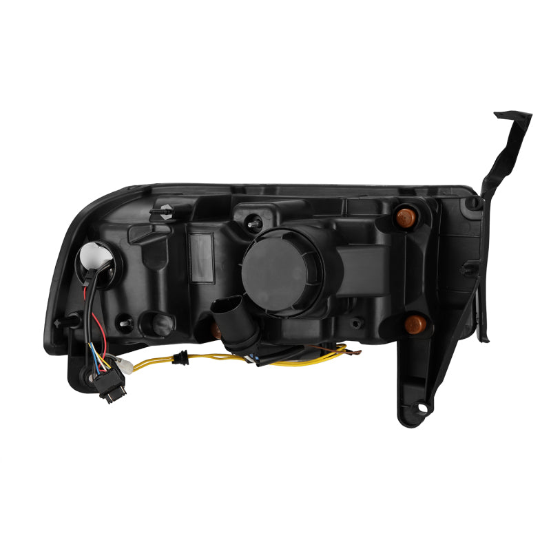 AlphaRex 94-01 RAM 1500 LUXX LED Proj Headlights Alpha-Blk w/Activ Light/Seq Signal/SB DRL AlphaRex Headlights  AXOPROS
