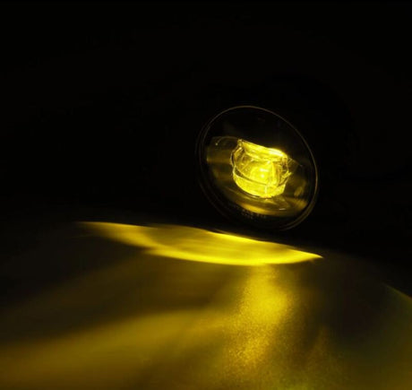 AlphaRex Universal Chrysler/Dodge/Hummer/Jeep DoubleTap Dual Color LED Proj Fog Lights - White/Amber AlphaRex Fog Lights  AXOPROS