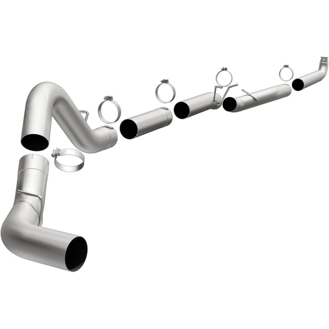 Aluminized Custom Builder Pipe Kit Diesel 5in. Downpipe-Back MagnaFlow Exhaust Products Exhaust System Kit  AXOPROS