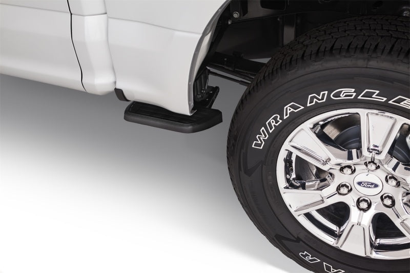 AMP Research 15-22 Ford F150 All Beds BedStep2 - Black AMP Research Bed Steps  AXOPROS