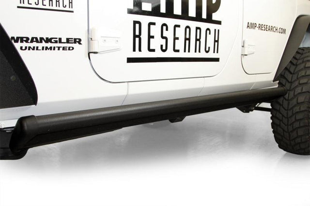 AMP Research 18-24 Jeep Wrangler JL 4DR (Excl. 4XE/Rubicon 392) PowerStep - Black AMP Research Running Boards  AXOPROS