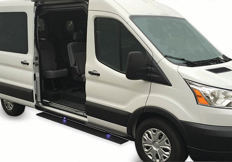 AMP Research 19-21 Mercedes Sprinter Van PowerStep - Black AMP Research Running Boards  AXOPROS