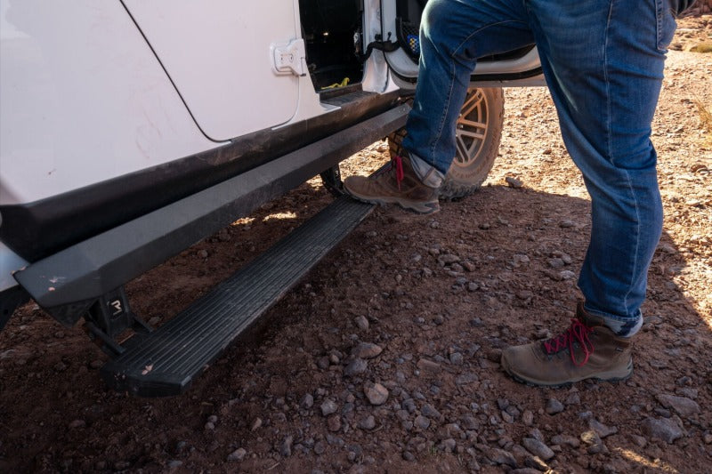 AMP Research 20-24 Jeep JT Gladiator (Launch/Overlnd/Rubicon/Sport/Sport S) PowerStep XL - Black AMP Research Running Boards  AXOPROS