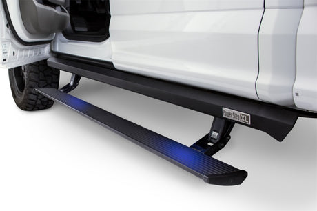 AMP Research 2007-2013 Chevy Silverado 1500 Extended/Crew PowerStep XL - Black AMP Research Running Boards  AXOPROS