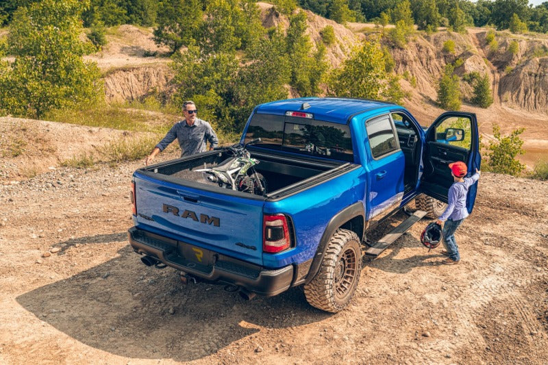 AMP Research 2025 RAM 1500 (Gas ONLY) PowerStep Plug & Play - Black AMP Research Running Boards  AXOPROS