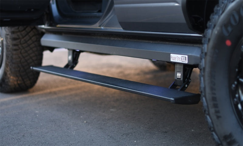 AMP Research 21-23 Ford Bronco 4 Door (Excl. Raptor) XL PowerStep - Black AMP Research Running Boards  AXOPROS