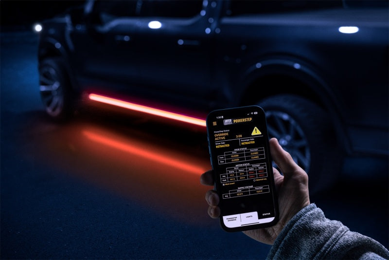 AMP Research 21-24 Ford F-150 SuperCrew PowerStep Vision AMP Research Running Boards  AXOPROS