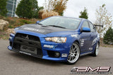 AMS Performance 08-15 Mitsubishi EVO X Front Mount Intercooler w/Modular Cast End Tanks & Logo AMS Intercoolers  AXOPROS
