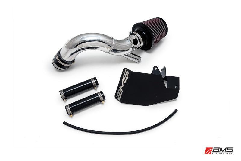 AMS Performance 08-15 Mitsubishi EVO X Replacement Intake Pipe w/MAF Housing & Bungs - Black AMS Air Intake Components  AXOPROS
