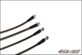 AMS Performance 08-15 Mitsubishi EVO X Stainless Steel Brake Lines (4 Lines) AMS Brake Line Kits  AXOPROS