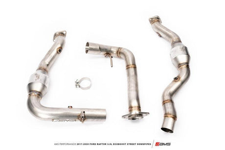 AMS Performance 17-20 Ford Raptor 3.5L Ecoboost Street Downpipes AMS Downpipes  AXOPROS
