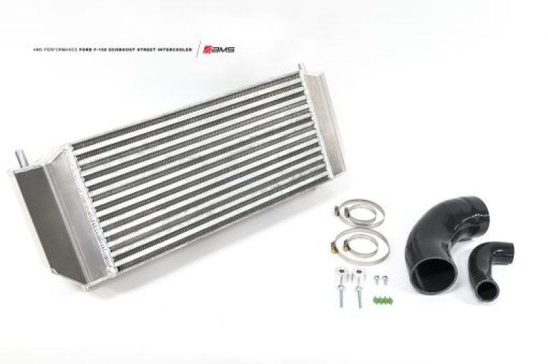 AMS Performance 2015+ Ford F-150 2.7L/3.5L / 17-19 Ford Raptor 3.5L 5.5in Thick Intercooler Upgrade AMS Intercoolers  AXOPROS