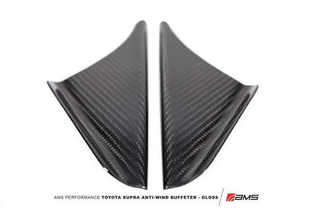 AMS Performance 2020+ Toyota GR Supra Anti-Wind Buffeting Kit - Gloss Carbon AMS Exterior Trim  AXOPROS