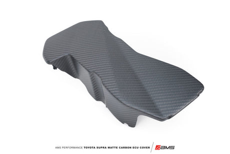 AMS Performance 2020+ Toyota GR Supra Carbon Fiber ECU Cover - Matte Carbon AMS Engine Covers  AXOPROS