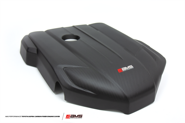 AMS Performance 2020+ Toyota GR Supra Carbon Fiber Engine Cover AMS Engine Covers  AXOPROS