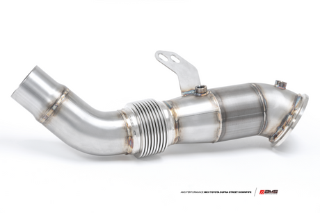 AMS Performance 2020+ Toyota Supra A90 Street Downpipe w/GESI Catalytic Converter AMS Downpipes  AXOPROS
