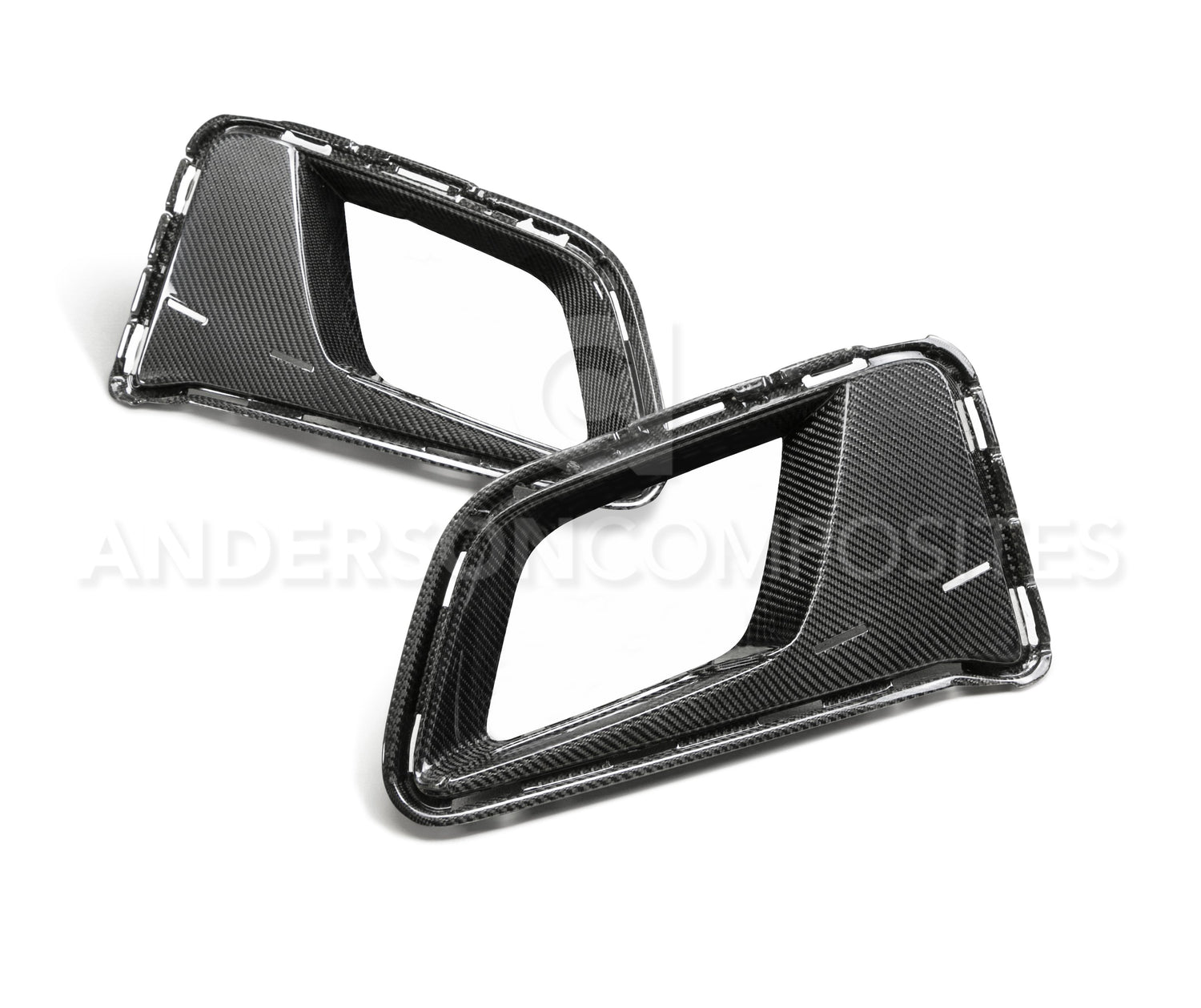 Anderson Composites AC-ADB17CHCAMZL-LE Type-LE Carbon Fiber Air Duct Bezels For 2017-2021 Chevrolet Camaro ZL1 1LE Anderson Composites Valance Panel Air Duct  AXOPROS
