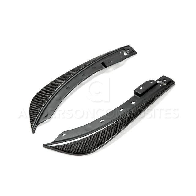 Anderson Composites AC-FBC0910DGCH-OE Carbon Fiber Front Bumper Canards For 2008-2014 Dodge Challenger Anderson Composites Spoiler Trim Kit  AXOPROS