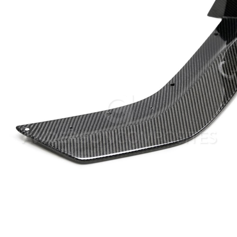 Anderson Composites AC-FBC20FDMU500 Carbon Fiber Front Splitter Wickers For 2020-2021 Ford Mustang Shelby GT500 Anderson Composites Spoiler Trim Kit  AXOPROS