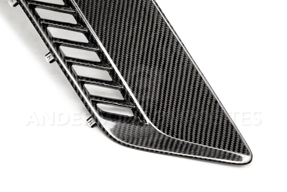 Anderson Composites AC-FFI14CHC7-Z6 Carbon Fiber Fender Vents For 2015-2019 Chevrolet Corvette C7 Z06 Anderson Composites Grille / Fender Vent / Body Badge Kit  AXOPROS