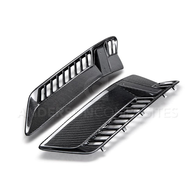 Anderson Composites AC-FFI14CHC7-Z6 Carbon Fiber Fender Vents For 2015-2019 Chevrolet Corvette C7 Z06 Anderson Composites Grille / Fender Vent / Body Badge Kit  AXOPROS