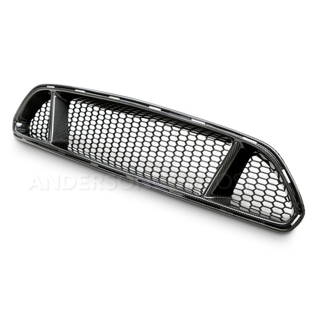 Anderson Composites AC-FG15FDMU-GT Type-GT Carbon Fiber Upper Grille For 2015-2017 Ford Mustang Anderson Composites Grille  AXOPROS