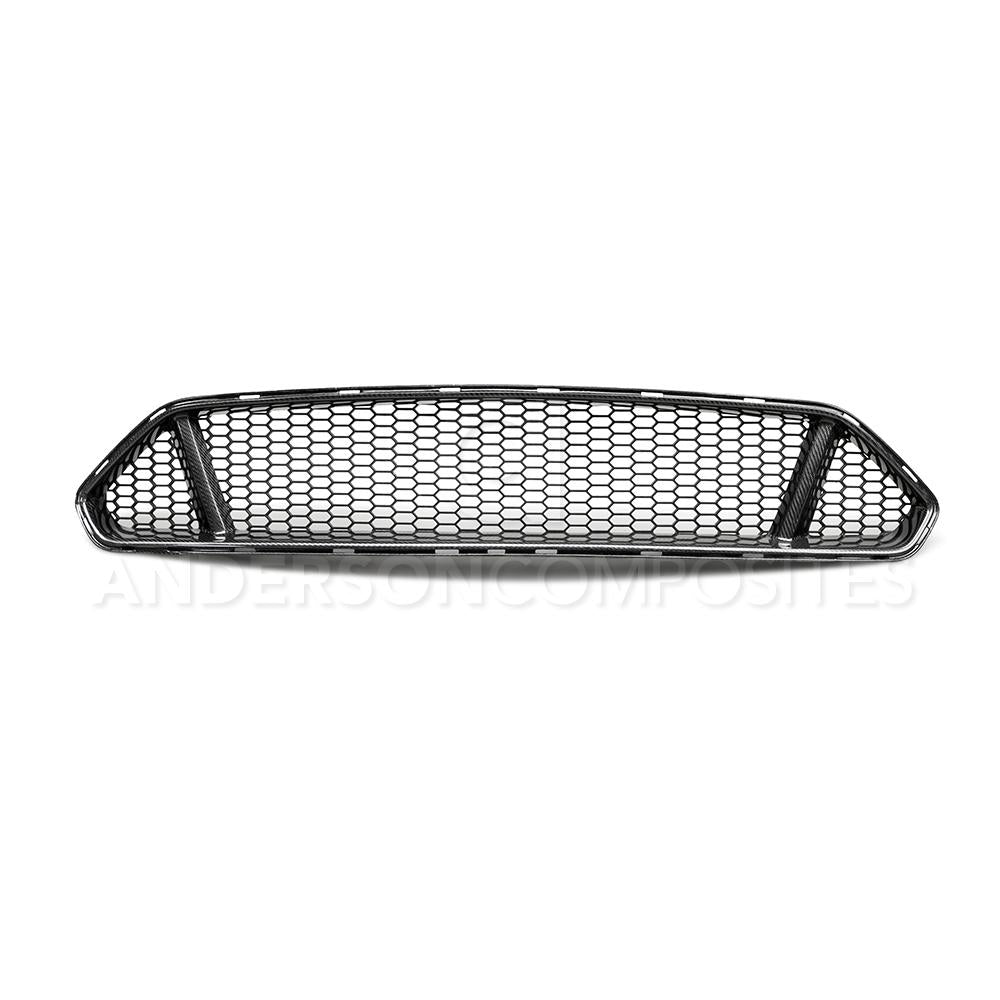 Anderson Composites AC-FG18FDMU-GT Type-GT Carbon Fiber Upper Grille For 2018-2020 Ford Mustang GT Anderson Composites Grille  AXOPROS