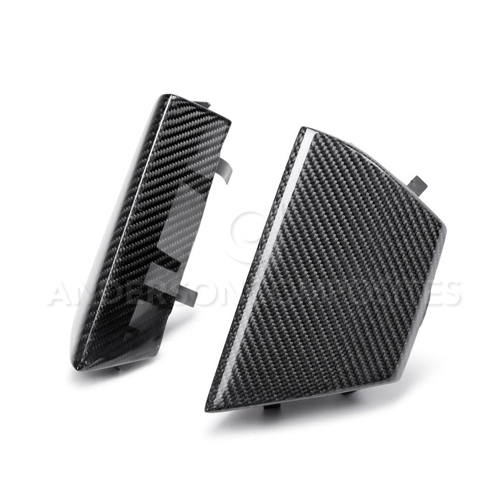 Anderson Composites AC-FGI15MU350 Carbon Fiber Front Upper Grille Inserts For 2015-2020 Ford Mustang Shelby GT350 Anderson Composites Grille / Fender Vent / Body Badge Kit  AXOPROS